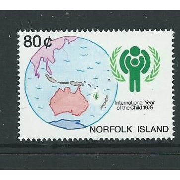 Norfolk Island stamps sg229 sg 229 year of the child 1979 mnh