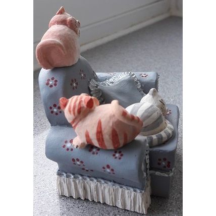 GANG'S CHAIR (GREY), HS312, Peter Fagan, Colour Box Home Sweet Home, Boxed, 1984