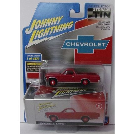 JOHNNY LIGHTNING 1966 CHEVY EL CAMINO ' Storage Tin ' ( 2021)