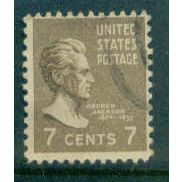 Used 812 7c Andrew Jackson Barely Clears NA1530