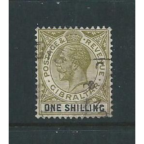 gibraltar stamps sg102a sg 102a used vfu