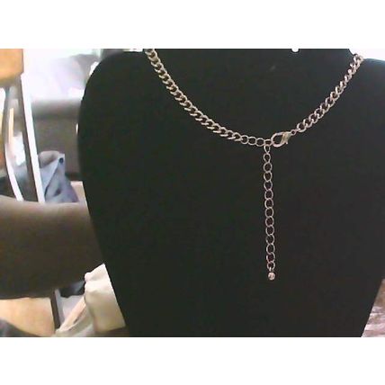 Gold Tone Crystal Glass Spike Necklace