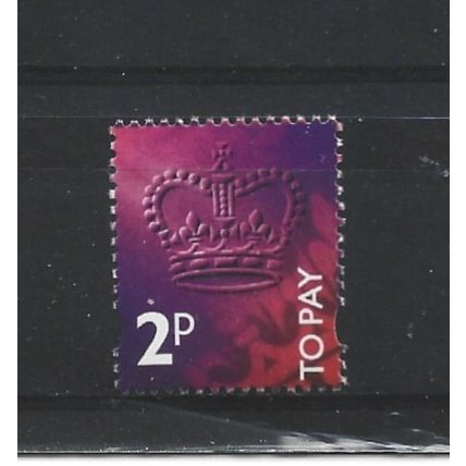 GB.Postage Due.D103 2p Magenta,Purple and Black.Mounted Mint.Aug25