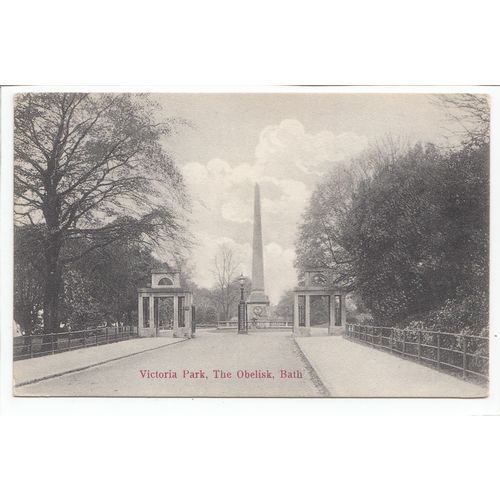 The Obelisk Victoria Park Bath Somerset Henry Hodder Postcard