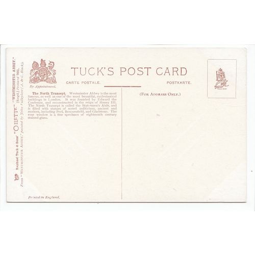The North Transept Westminster Abbey London John Fulleylove Oilette Art Postcard