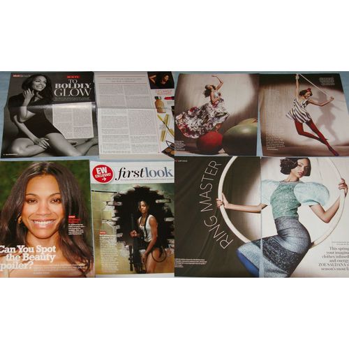 ZOE SALDANA 82x Clippings