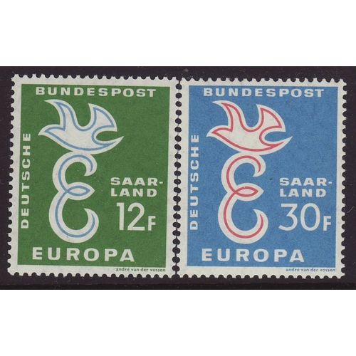 Saar - Germany 1957 SG 399-400 UMM - Europa/CEPT (G-109)