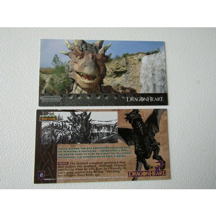 Topps 1996 Dragonheart Widevision Cards Card Variants (e31)