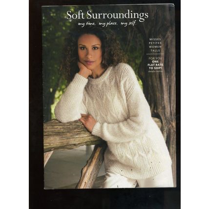 SOFT SURROUNDINGS 2019 WOMEN'S FASHION CATALOG "COZY SWEATERS" great fashion