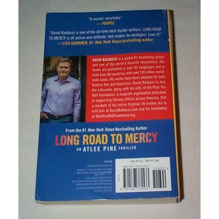 David Baldacci - - Long Road To Mercy - An Atlee Pine Thriller - 5x8 inch book