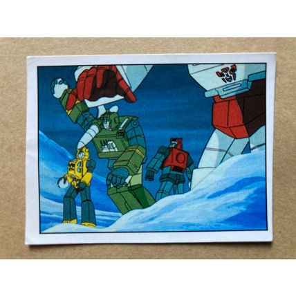 Transformers Sticker # 138 (A) unused 1986 Panini Hasbro