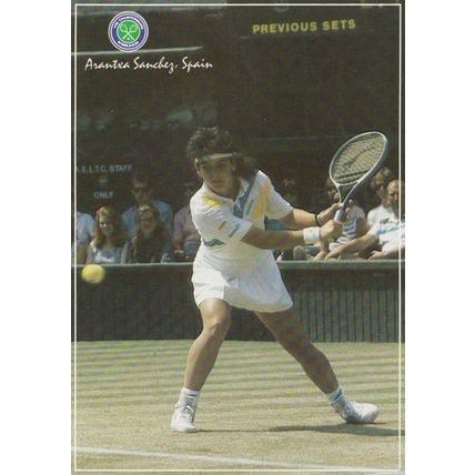 Arantxa Sanchez Vicario Wimbledon Lawn Museum Tennis Event Championship Postcard