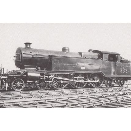 LBSC LB Billington WW1 Designed No 333 Remembrance Train Postcard