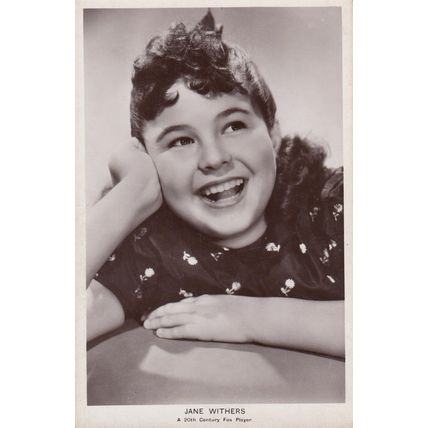 Jane Withers Picturegoer Vintage Photo Postcard