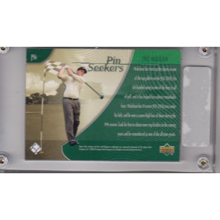 PHIL MICKELSON 2002 AUTOGRAPHED PGA GOLF TOUR HALL OF FAME MAJOR CHAMPION PLAYER