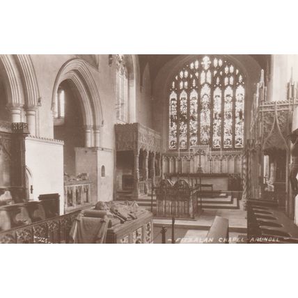 Fitzalan Chapel Arundel Sussex Postcard.(SX79249)