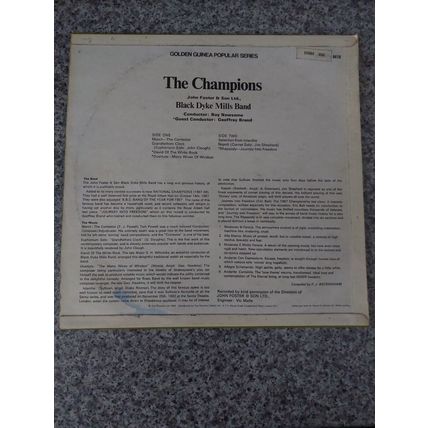 Black Dyke Mills Band – The Champions! (GSGL10410) 1968 (LP)