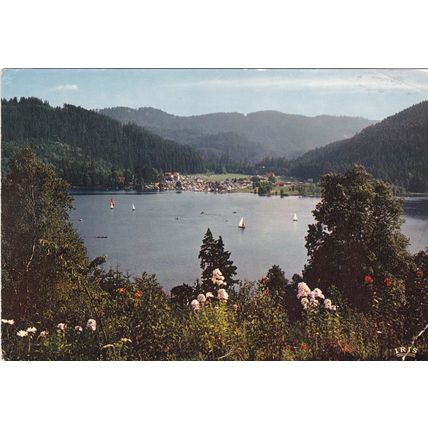 Gerardmer Lac et Ramberchamp France Postcard posted 1971 creased