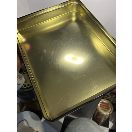 Puffing Billy Railway Train Empty Mac's Collectible Tin Container Display
