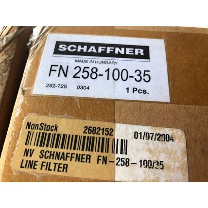NEW SCHAFFNER FN 258-100-35 LINE FILTER,Aj