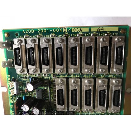 FANUC A20B-2001-0042/03A 8 CAMERA MULTIPLEXER BOARD A20B-2001-0042,AH