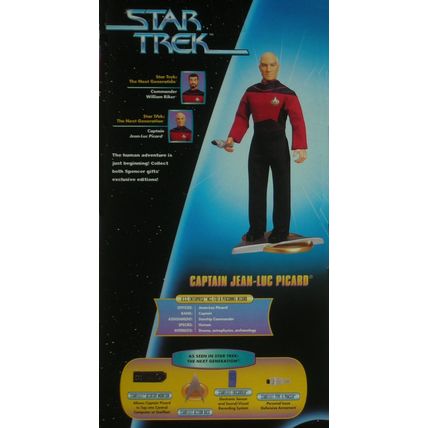 Star Trek - 1997 9" Doll- Captain Jean Luc Picard (Ltd Edtn 6k Numbered)