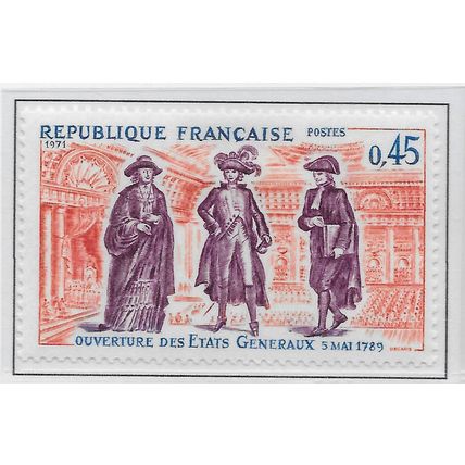 FRANCE 1971 MINT MOUNTED MH STATESMEN CARDINAL LAWYER NOBLEMAN HISTORICAL FIGURE