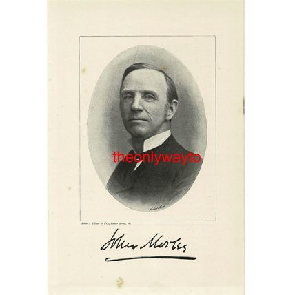 John Morley, Journalist & Politician, Book Illustration (Print), 1895