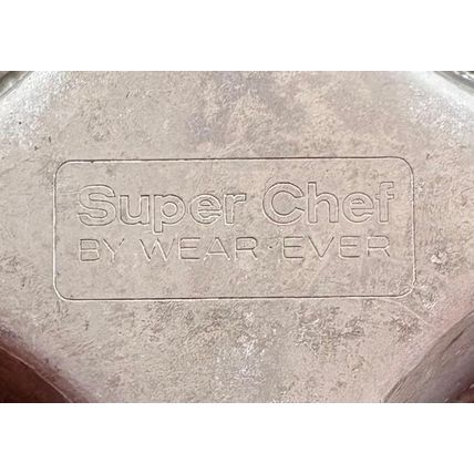 Super Chef by Wear Ever 6 hole aluminum muffin/cupcake pan Vintage #200