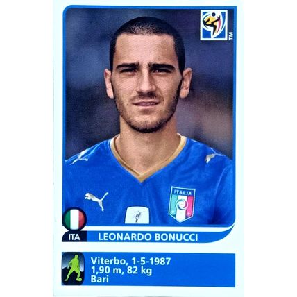 Panini 2010 WORLD CUP Sticker 417x Leonardo Bonucci Italy