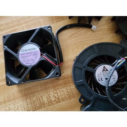 Lot of Computer Fans & Parts Sunon NME & DC Brushless