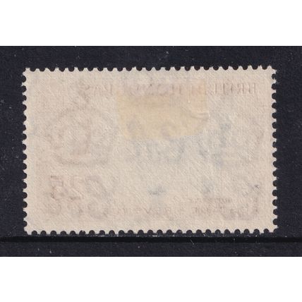 British Honduras QEII 1953-62 25c Blue Yellow-Brown Butterfly SG186 Mint MH