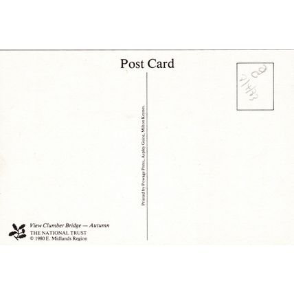 Clumber Park St Mary the Virgin Church Postcard unused VGC