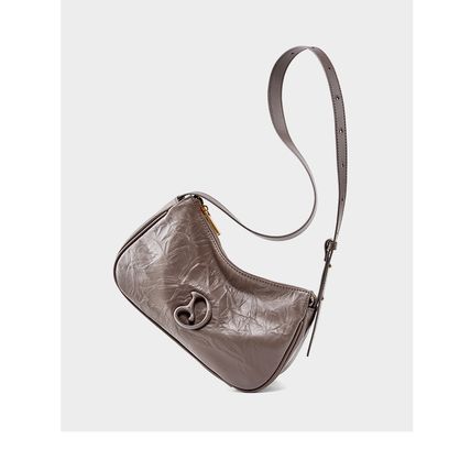 Genuine Leather Womens Handbags Ladies Purse Satchel Shoulder Bags Grey
