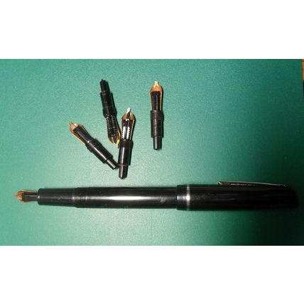 Osmiroid 65 Fountain Pen 5 Nibs Broad Oblique B3 B2 LH Fine Italic LH Med Italic