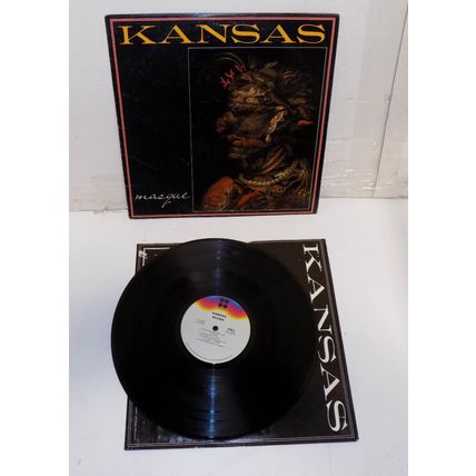 Kansas Vinyl LP Record 'Masque' Kirshner Label Prog Rock PZ 33806 1975 VG/VG