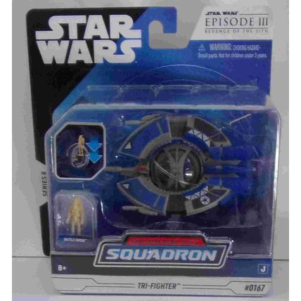 STAR WARS ' MICRO GALAXY ' SQUADRON TRI-FIGHTER (2025)