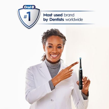 Oral-B Io Deep Clean + Whiten Rechargeable Electric Toothbrush with Visible Pres