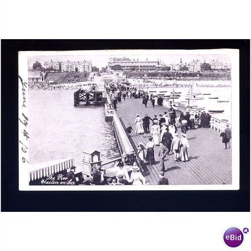 Essex CLACTON Pier Postcard by Smart Novels
