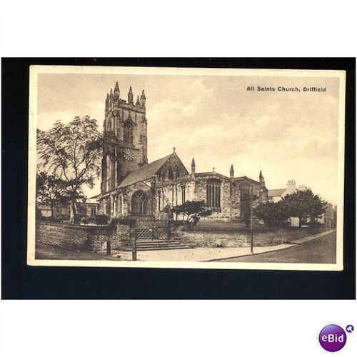Yorkshire DRIFFIELD All Saints Church Postcard (8405)