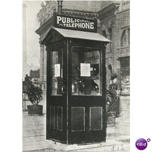 GB PC - One of 1st telephone kiosks, Nottingham 1908