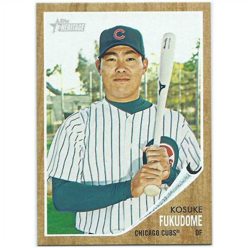 2011 Topps Heritage - #47 - Kosuke Fukudome
