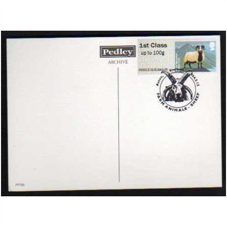 2012 1ST 'POST & GO -SHEEP '(TALLENTS HOUSE) (ASTON)F.D.I P/CARD (EBID9165)