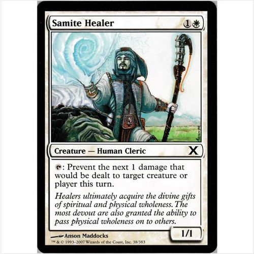 Magic the Gathering - Tenth Edition - #38/383 - Samite Healer