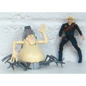 X MEN STEEL MUTANTS ' LONGSHOT and MOJO ' figures (1994)