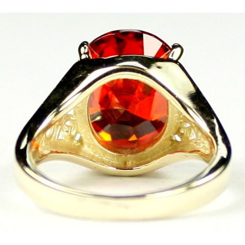 Padparadsha CZ, 10KY Gold Ring, R057