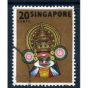 Singapore 1968-72 20c definitive, used, SG 107