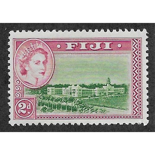FIJ 1954 U/M 2d 'GOVERNMENT BUILDINGS' (EBID53-814)