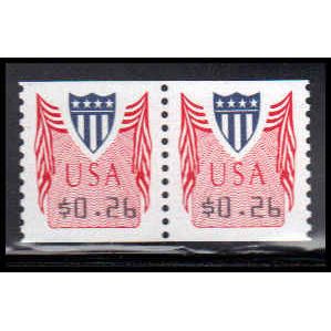 CVP32 26c Shield Very Fine MNH Pair PA4979
