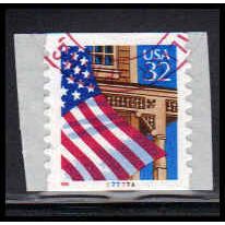 Used 2915A 32c U.S. Flag Over Porch Very Fine CNS 77777A 10x10 P/UL PA6053